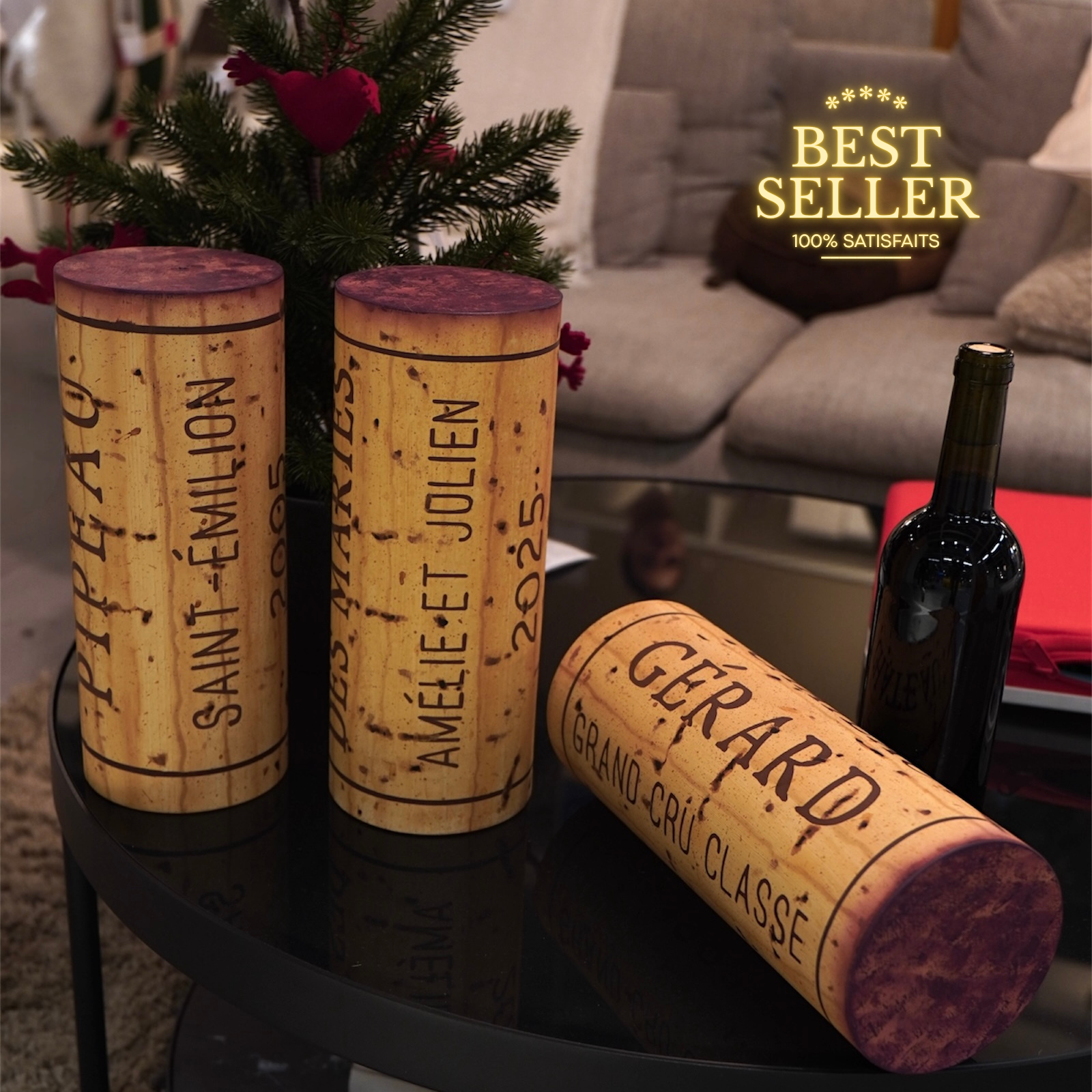 Le Classique - Bouchon de Vin XXL Personnalisable