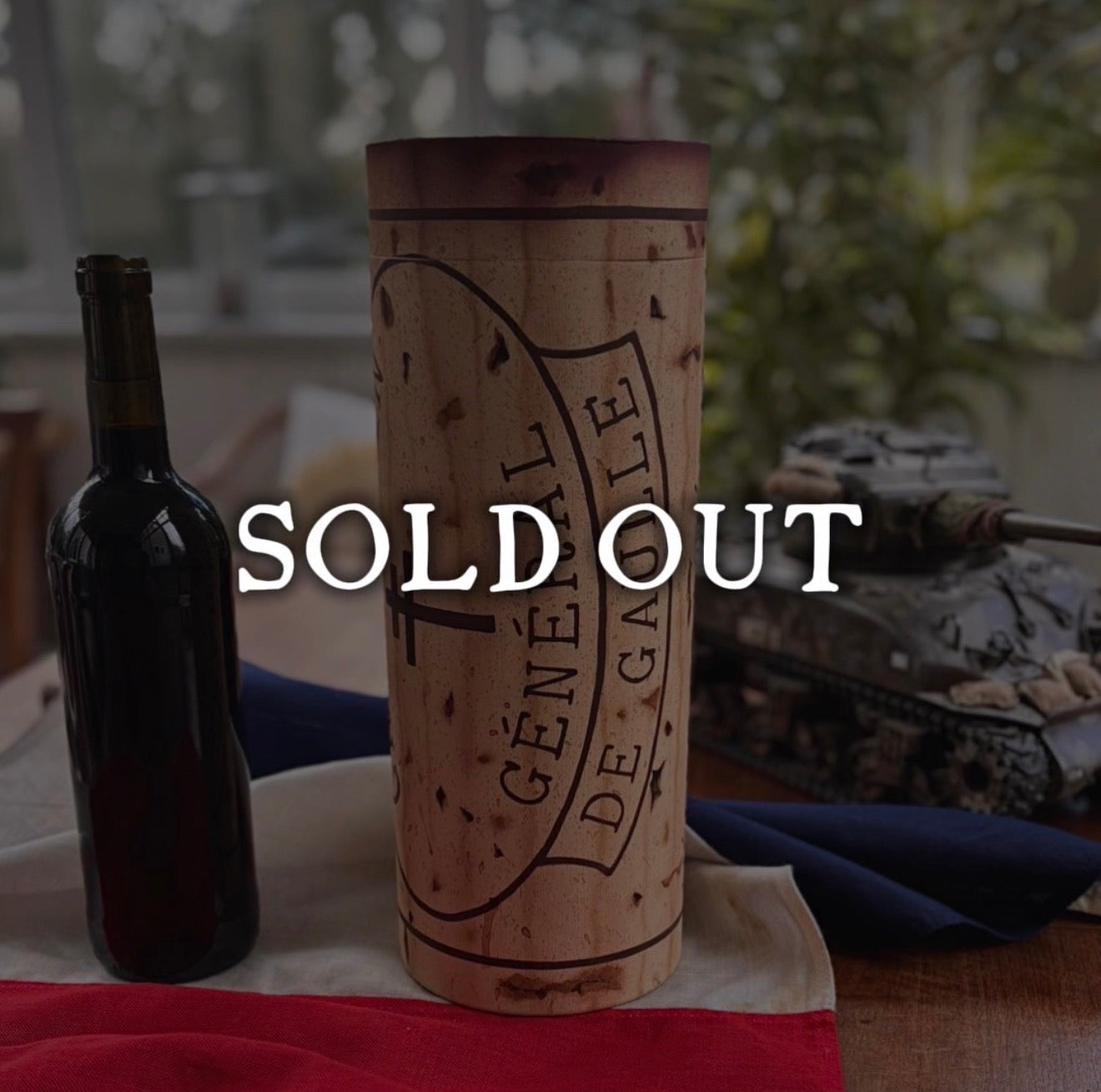 Général de Gaulle Bottle Box - XXL Cork