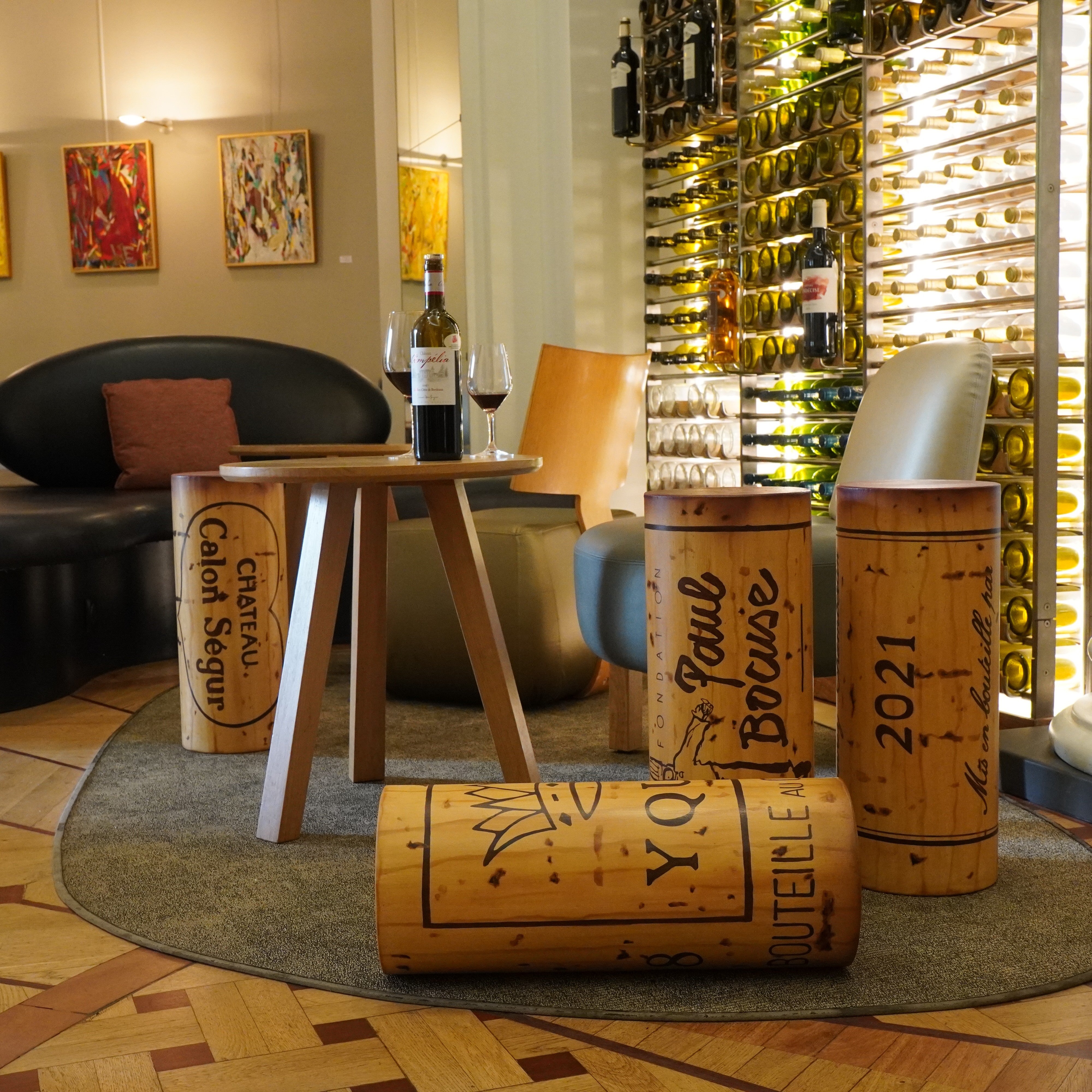 Le Tabouret - Bouchon de Vin XXL Personnalisable